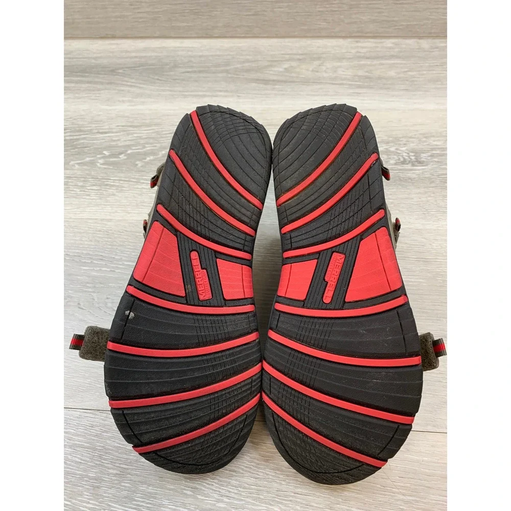 Merrell Panther Boys Sandals 6 Grey Red Hiking Outdoor Trail Outdoor Shoes